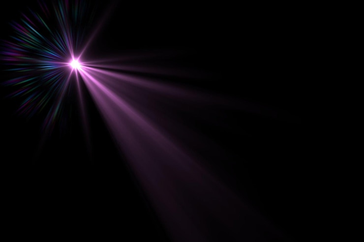 Photo abstract light effect