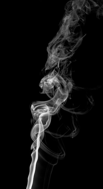 Abstract light smoke on a dark background