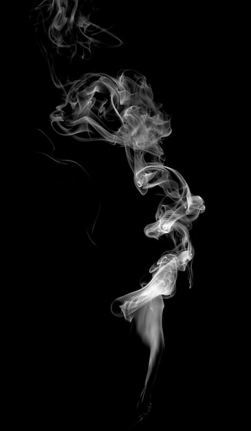 Abstract light smoke on a dark background