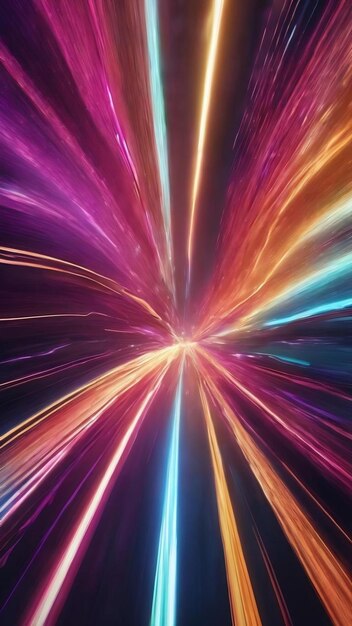 Abstract light speed motion background