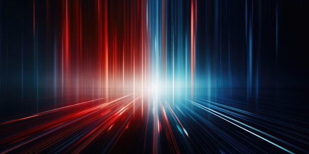 Abstract light technology background glows in dark of comeliness