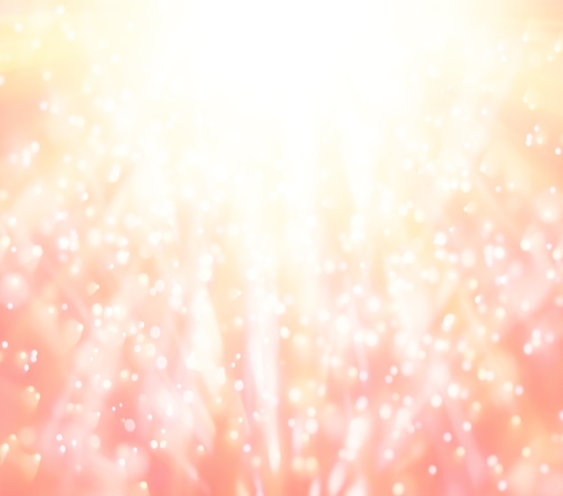 Photo abstract lights background. blurred and soft focus image of festive lights with bokeh