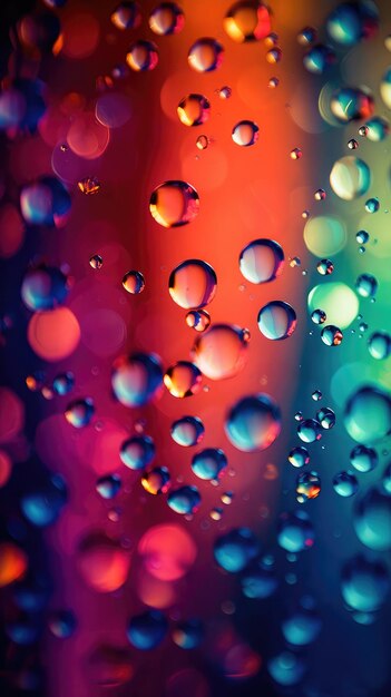 Photo abstract lights blur bokeh background rich colors bokeh background generative ai