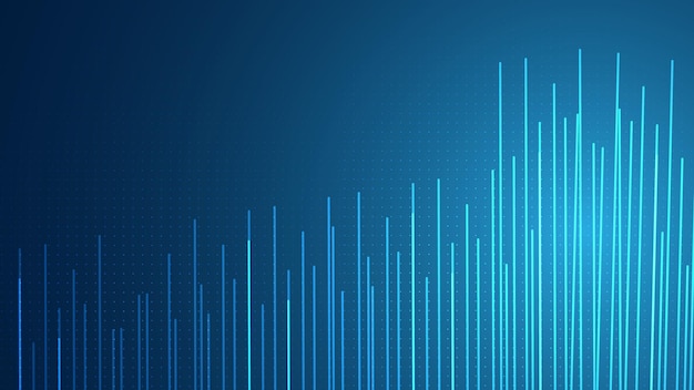 abstract lijnpatroon digitaal hi-tech technologieontwerp en lichteffect Hoge snelheidsbewegingsgegevens