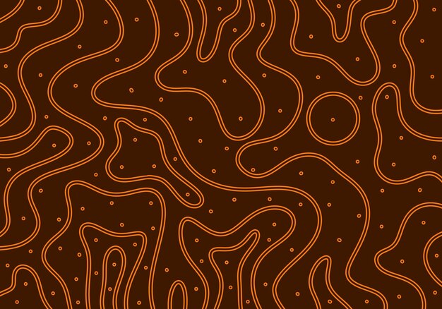 Photo abstract line art pattern orange background