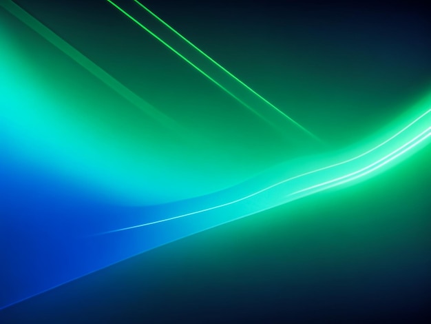 Abstract line background blue and green color