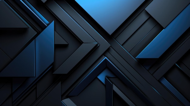 Abstract linear black blue background