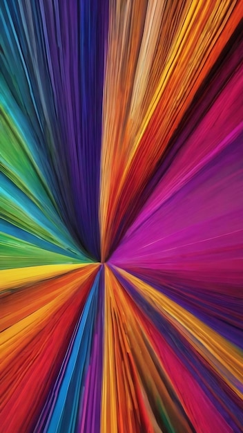 Abstract lines of different colors are moving in a colorful background