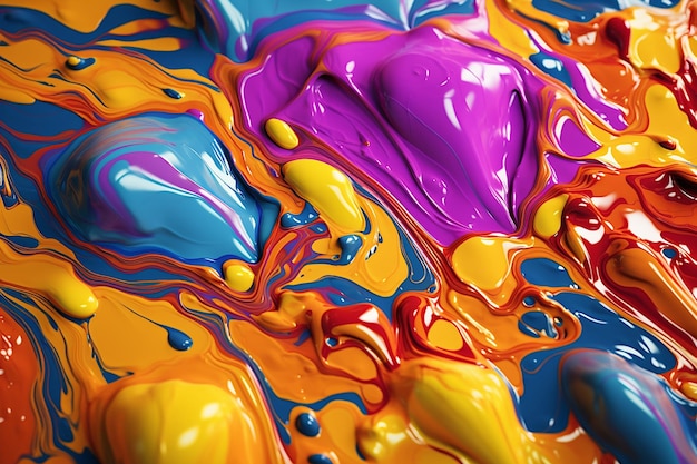 抽象的な液体の抽象的な背景液体の色