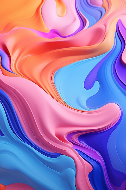Abstract liquid abstract background