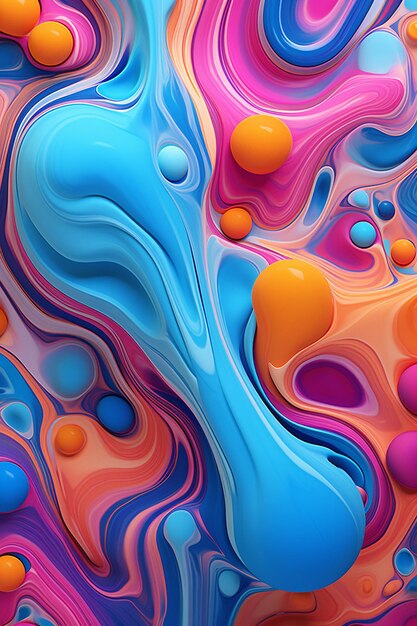 Abstract liquid abstract background