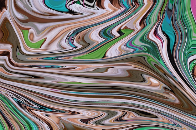 Abstract liquid background, flowing paint effect, marble, liquid paints