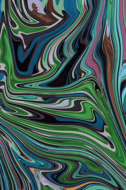 Abstract liquid background, flowing paint effect, marble, liquid paints