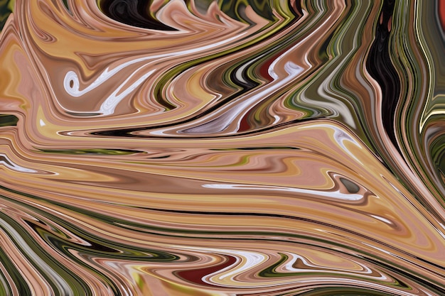 Abstract liquid background, flowing paint effect, marble, liquid paints