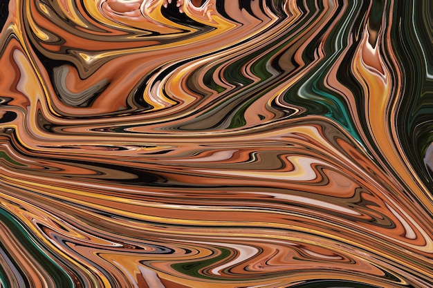 Abstract liquid background, flowing paint effect, marble, liquid paints