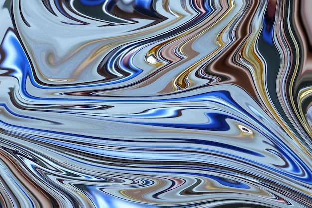 Abstract liquid background, flowing paint effect, marble, liquid paints