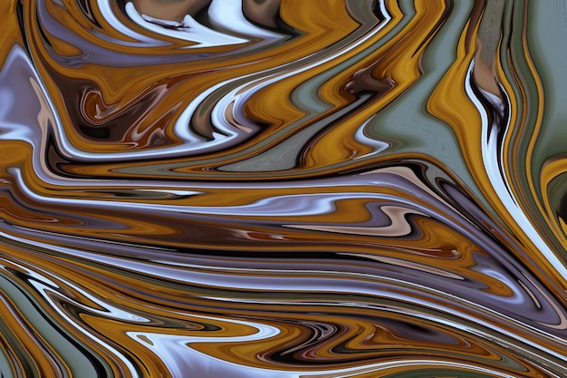 Abstract liquid background, flowing paint effect, marble, liquid paints