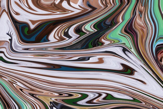 Abstract liquid background, flowing paint effect, marble, liquid paints