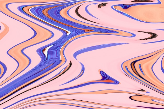 Abstract liquid background, flowing paint effect, marble, liquid paints