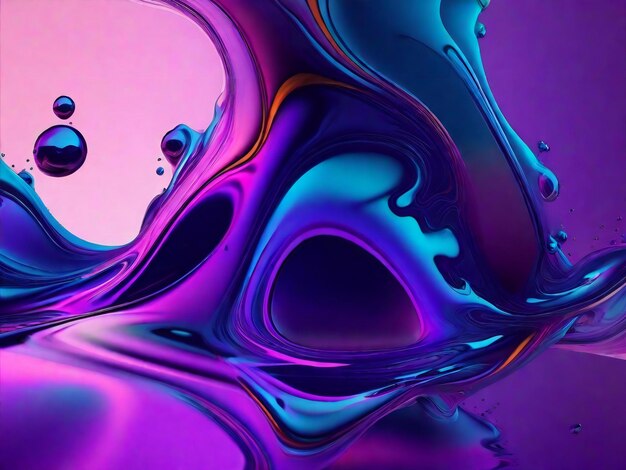 Photo abstract liquid background