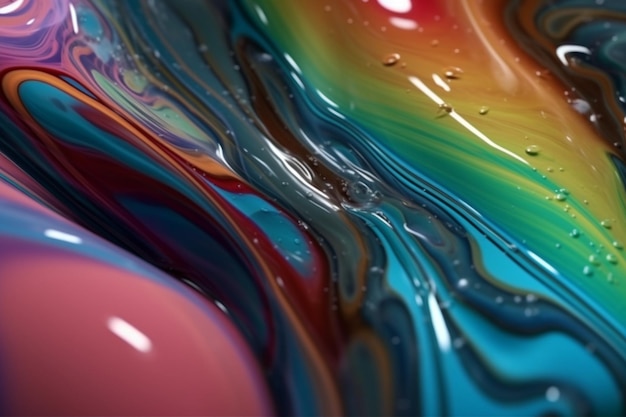 Photo abstract liquid background