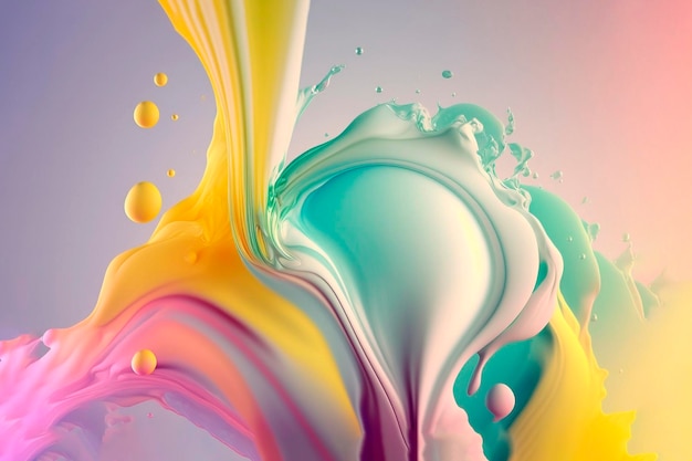 Abstract liquid background