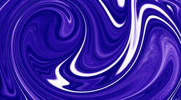 Abstract Liquid Blueberry Milk White Background