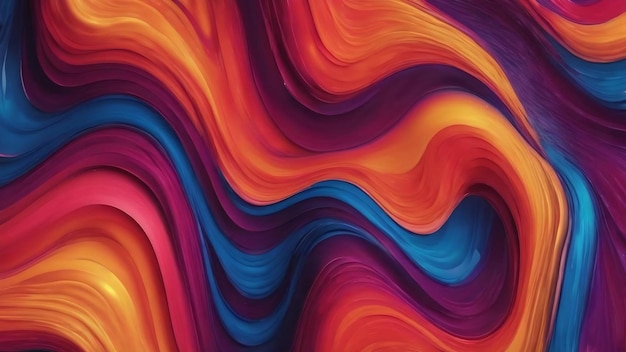 Abstract liquid curved glossy waves gradient background