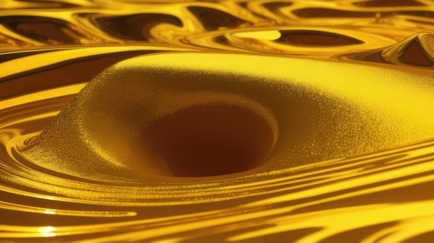 Abstract liquid gold background