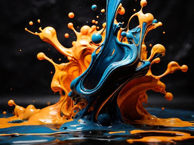 abstract liquid ink back ground