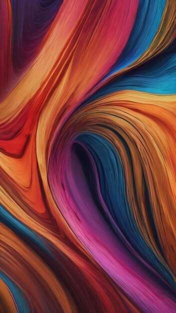 Abstract liquid lines whit vibrant colors smooth wallpaper