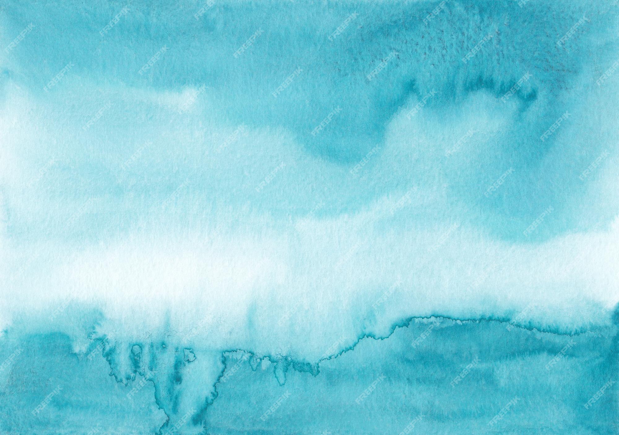 Premium Photo | Abstract liquid sea blue watercolor background texture, hand painted. artistic cyan blue color backdrop, stains on paper. aquarelle painting wallpaper. Premium Photo | Abstract liquid sea blue watercolor background texture, hand painted. artistic cyan blue color backdrop, stains on paper. aquarelle painting wallpaper.