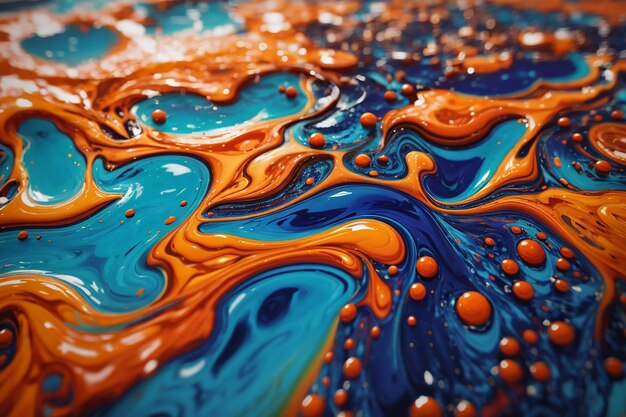 Abstract liquid texture