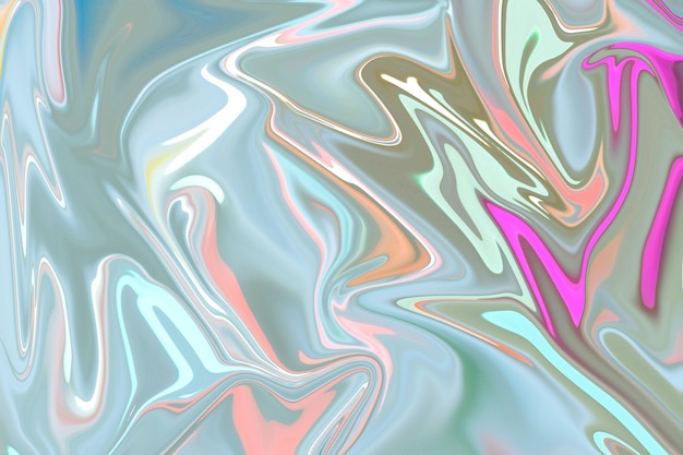 Abstract liquify waves color gradient marble waves and chaotic abstract background