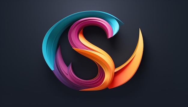 Foto abstract logo letter s