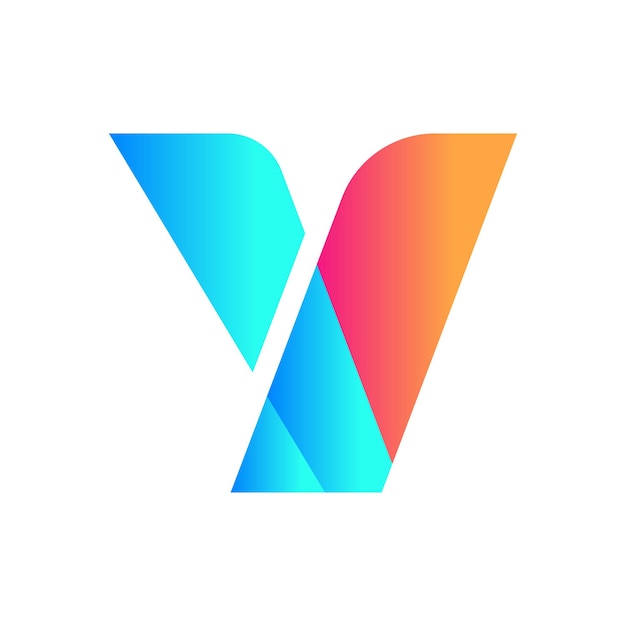 Abstract logo met Y-lettergradiënt