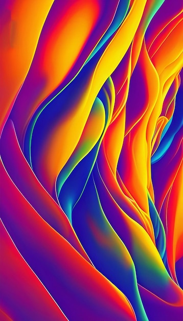 Abstract low poly colors banner background