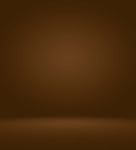 Abstract luxe donkerbruin en bruin verloop met bruin randvignet, Studio-achtergrond - goed te gebruiken als achtergrondachtergrond, bord, studioachtergrond.