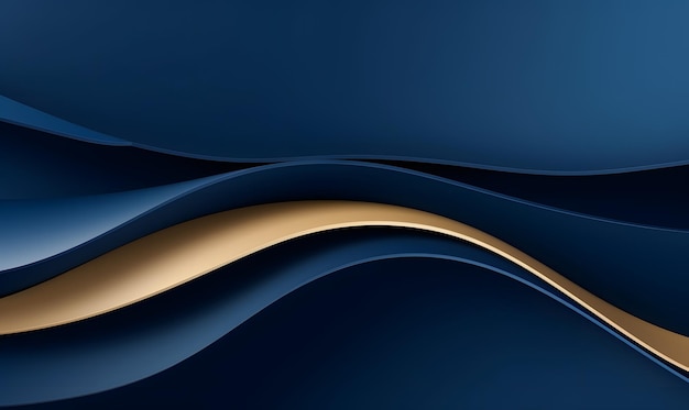 Abstract luxury blue gold background