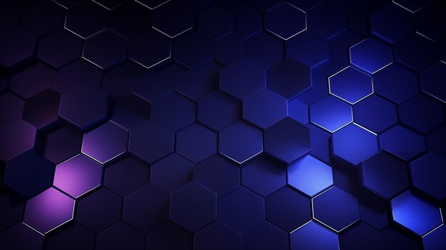 abstract luxury futuristic technology indigo Mosaic hexagonal background