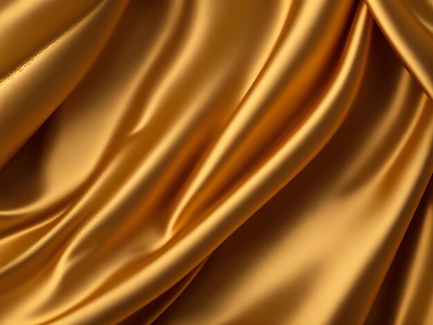 Abstract Luxury Gold Fabric Wave Texture