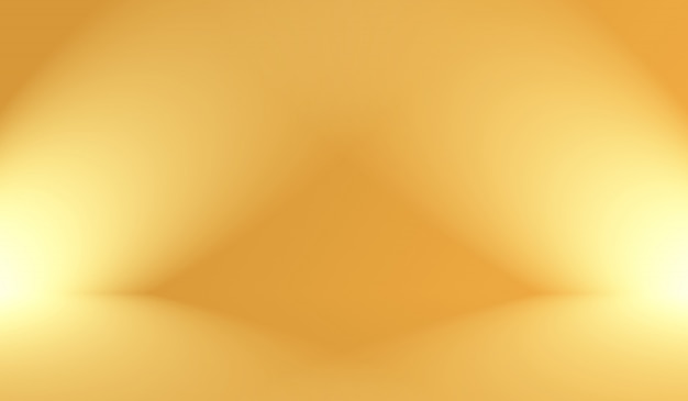 Abstract Luxury Gold yellow gradient studio wall, well use as background,layout,banner and product presentation.