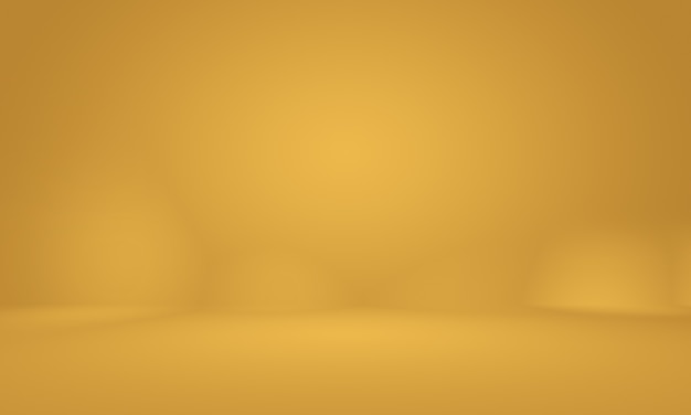 Abstract Luxury Gold yellow gradient studio wall, well use as background,layout,banner and product presentation.