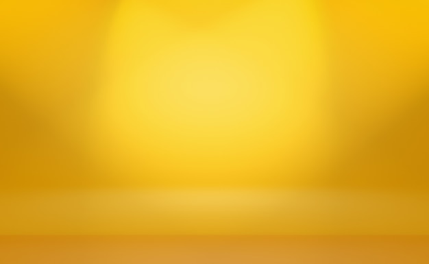 Abstract Luxury Gold yellow gradient studio wall, well use as background,layout,banner and product presentation.