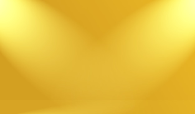 Abstract Luxury Gold yellow gradient studio wall, well use as background,layout,banner and product presentation.