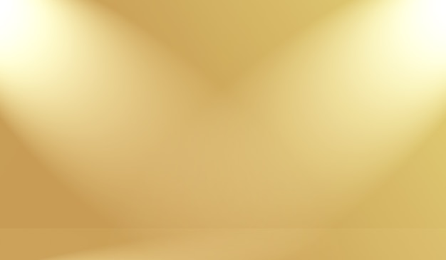 Abstract Luxury Gold yellow gradient studio wall, well use as background,layout,banner and product presentation.