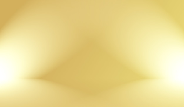 Abstract Luxury Gold yellow gradient studio wall, well use as background,layout,banner and product presentation.