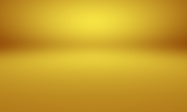 Photo abstract luxury gold yellow gradient studio wall, well use as background,layout,banner and product presentation.