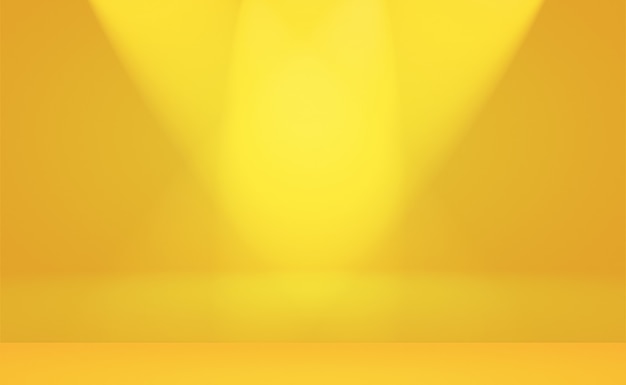 Abstract Luxury Gold yellow gradient studio wall, well use as background,layout,banner and product presentation.