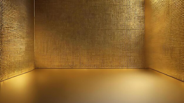 Abstract luxury gold yellow gradient studio wall well use as backgroundlayoutbanner and product p